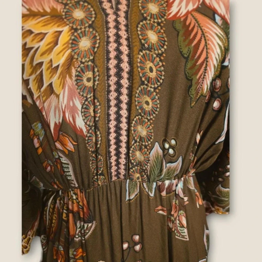 Anthropologie Farm Rio Floral Maxi Dress - Picture 4 of 11